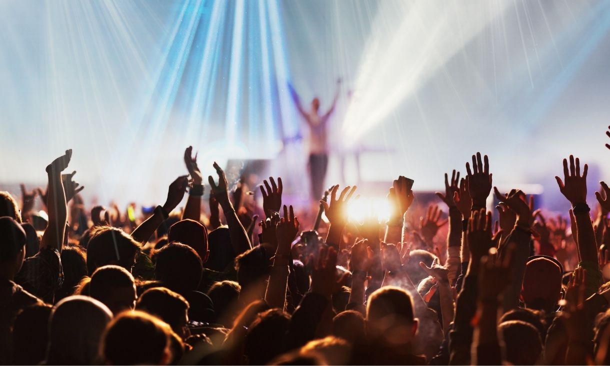 Crowd at a concert