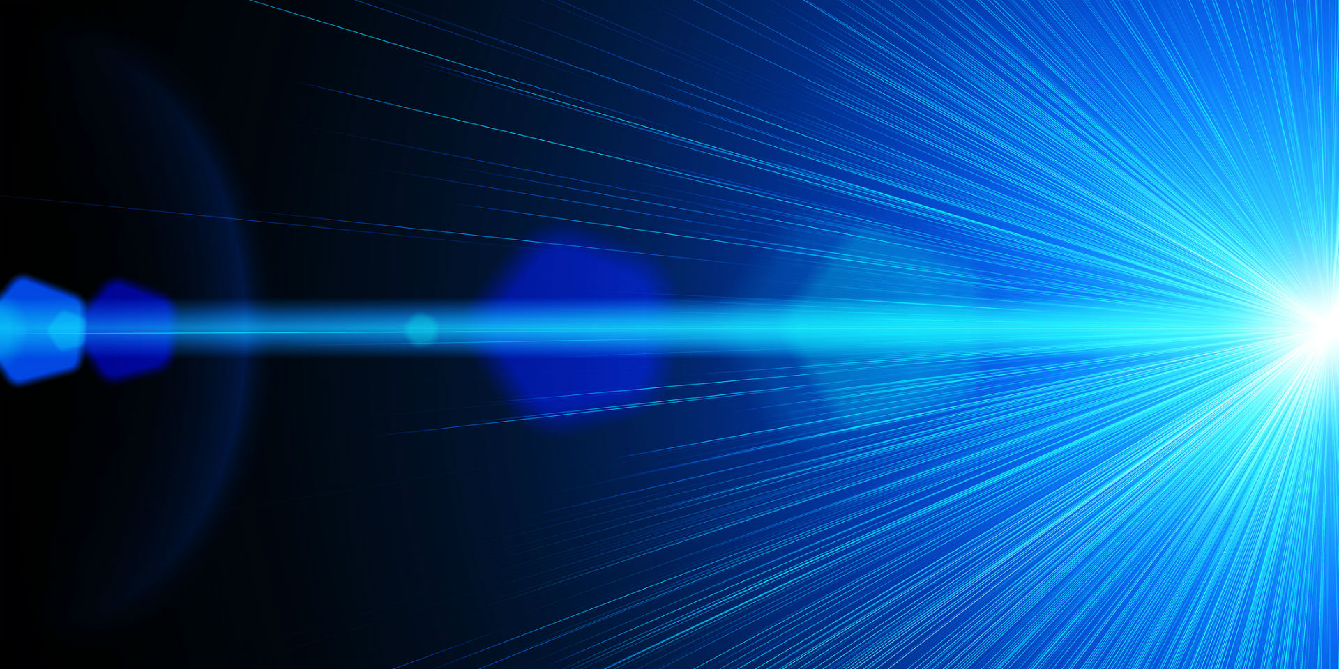 Abstract light flare