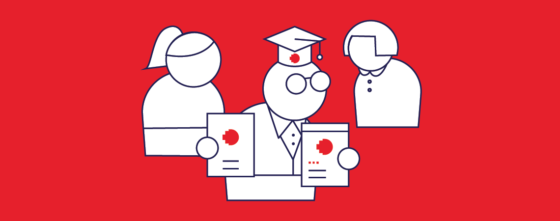 Students walking along Bowen Street